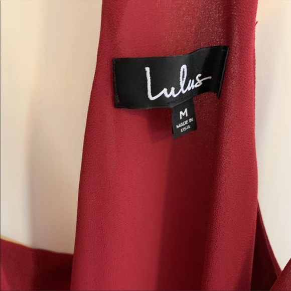 Lulus Red Bodysuit NWT - Picture 3 of 3